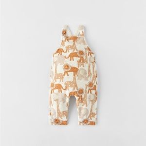 Zara Baby Terrycloth Animal Overalls